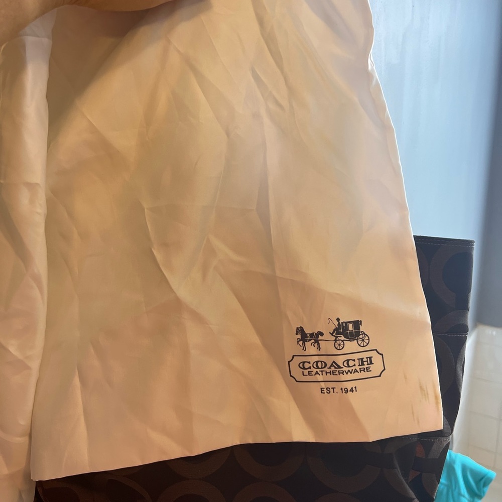 Medium Size Coach Brown “Block C” Pattern. Great … - image 6